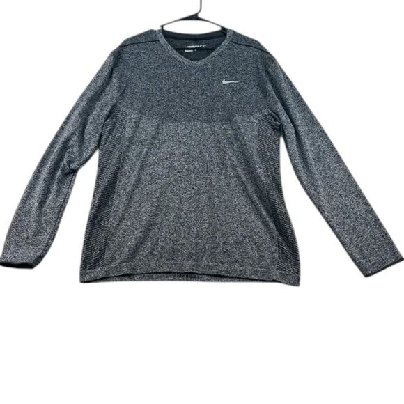 Nike Golf Dri-FIT Flex Knit Performance Long Sleeve Gray Men’s Size XL - Picture 1 of 6